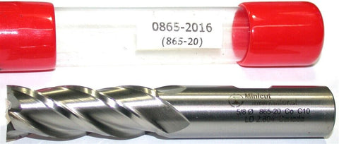 YG-1 Minicut 0865-2016 5/8" Diameter 5/8" Shank 4 Flute HSS End Mill New