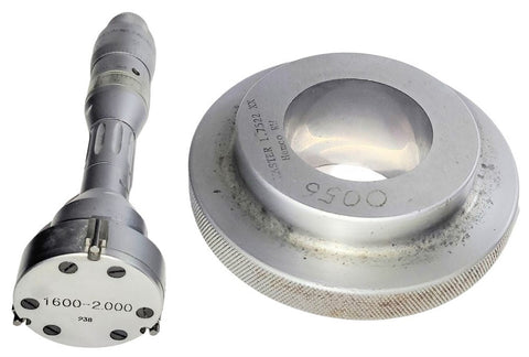 Brown & Sharpe Inside Digital Tri-O-Bor Micrometers 1.600 - 2.000" W/ Master