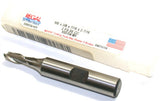 Regal 055036AM M5 Diameter 3/8 inch Shank 2 Flute Single End HSS End Mill