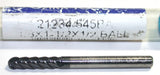 Garr Tool 21234 545BA Spiral 4-Flute 1/8" Dia AlTiN Coated Carbide Ball End Mill