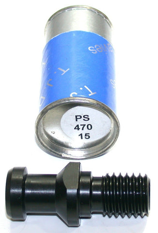 T. J. Davies PS-470X15 Retention Knob/Pull Stud Made in the USA For CAT-40 Shank