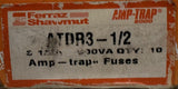 Lot of (9) Ferraz Shawmut ATDR3-1/2 Time Delay Fuse 600 VAC 3.5A