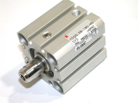 UP TO 2 NEW SMC COMPACT AIR PNEUMATIC CYLINDERS CDQSL20-10S-M9