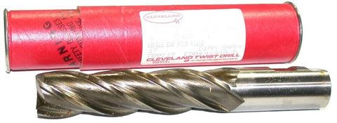 Cleveland Twist 41349 1" Diameter 4 Flute HSS End Mills New
