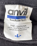Anvil Men's Journey ECL1PSE3 Summer Tour 2011 Black Shirt Size Large