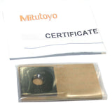 Mitutoyo 615191-551 Precision 0.100” Square Carbide Gauge Gage Block ASME 2