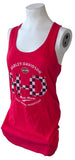 Harley-Davidson Women's Race Team Classic Racing Motorcycles Tank Top Size Large