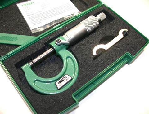 Insize 3203-1A Outside .0001" Micrometer 0 to 1" with Case