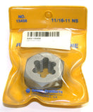 Desco 15456 11/16"-11 NS HSS Thread Hex Die 1 1/4" across flats