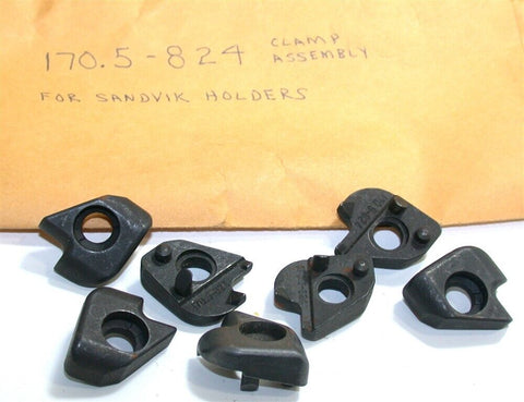 Lot of 7 New Sandvik 170.5-824 Insert Cantilever clamp