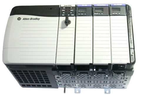 Complete Allen Bradley ControlLogix 1756 4 Slot PLC System 1756-PA72/C