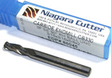 Niagara 86045 3/16" Diameter 3/16" Shank 3 Flute Carbide Ball End Mill