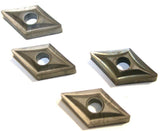 Lot of 4 Kennametal Kenloc DNMS 432 K45 Carbide Indexable Turning Inserts New