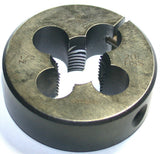 Union Butterfield 1410192 1/2"-20 NF HSS Adjustable Round Thread Die 1 1/2" OD
