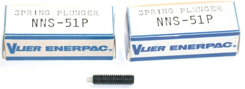 Lot of 2 New Vlier NNS-51P #8-32 5/8" Thread Length Spring Plungers