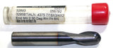 Fullerton 32893 7/16" (.4375") Diameter 2 Flute TiAlN coat Carbide Ball End Mill