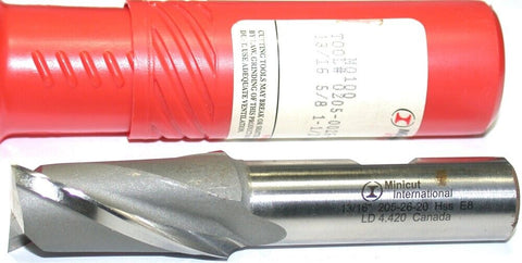 YG-1 Minicut 0205-0026-20 13/16" Diameter 5/8" Shank 2 Flute HSS End Mill New