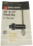 Black & Decker U1533 Chuck Key Fits 3/8" & 1/2" 9/32" Pilot Hole