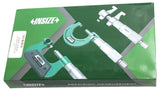 Insize 3203-4A Outside .0001" Micrometer 3 to 4" w/Standard & Case