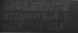 Valenite MTGNR-16-4D Indexable Lathe Tool Holder 1" Shank 6" OAL