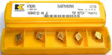 Lot of 5 Kennametal NTB2RB KC730 Top Notch Indexable Buttress Threading Inserts