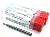 Lot of 2 Kyocera SGS P4C00625R005_1 .0625" Dia 1/16" 4 Flute Carbide End Mill