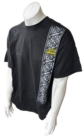 Alstyle Men's Celtic Woman Local Crew Graphic Black Shirt Size X-Large
