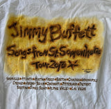 Gildan Men's Jimmy Buffett It's 5 o'clock on St. Somewhere White Shirt Size L