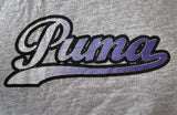 Next Level Women's Puma Graphic Gray Short Sleeve Shirt Size Medium