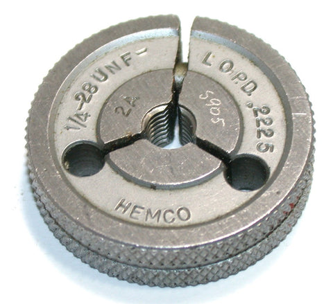 HEMCO LO THREAD RING GAGE 1/4"-28 UNF 2A