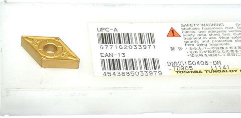Lot of 10 New Toshiba DNMG150408-DM TD905 Turning Carbide Inserts