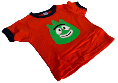 Rabbit Skins Youth Yo Gabba Gabba Brobee Graphic Orange Shirt Size 3