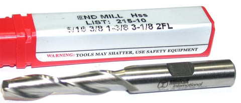 YG-1 Minicut 215-10 5/16" Diameter 3/8" Shank 2 Flute HSS End Mill New