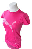 Anvil Women's Puma Project Pink Breast Cancer Short Sleeve Shirt Size Small