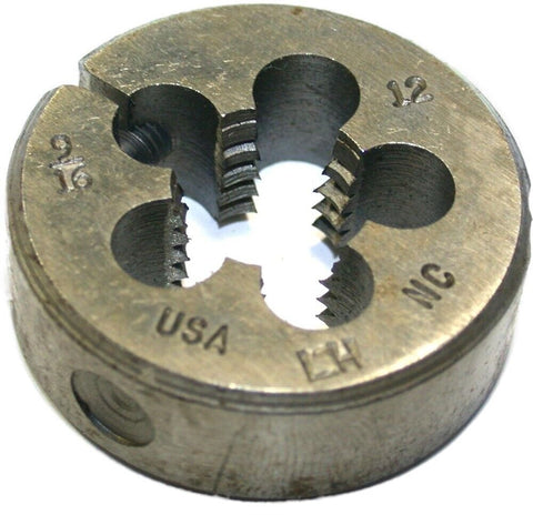 9/16"-12 NC LH Adjustable Steel Thread Die