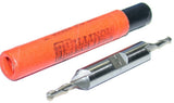 Illinois Eclipse 2901 1/8" 2 Flute 3/8" Shank HSS Ball Double End Mill