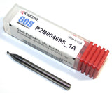 SGS Kyocera P2B00469S_1A .0469" TiAlN Coated Carbide Ball Endmill 2FL 1/8" Shank