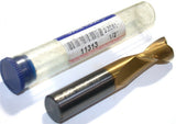 Garr Tool 11313 2-Flute Carbide 1/2" TiN Coated End Mill 220MT
