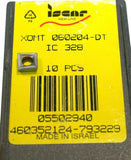 Lot of 10 New Iscar XOMT060204-DT IC328 DR Drills inserts 05600811