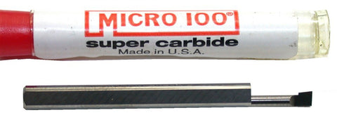 Micro 100 BB-080300 Carbide Boring Bar .09" Dia Min Bore 1/8" shank 0.3 in depth
