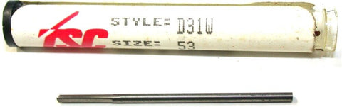 TSC D31W Size 53 Carbide Straight Flute Drill 003808