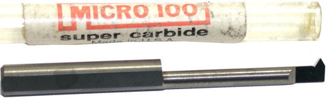 Micro 100 IT-1601000 Single Point Threading Tool Cutting 60 deg 3/16" Shank
