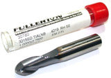 Fullerton 30780 27/64" (.4219) Diameter 2 Flute TiAlN Coat Carbide Ball End Mill