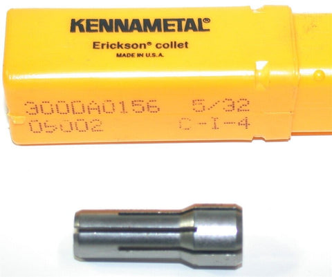 Kennametal 300DA0156 300 Double-Angle 5/32" Collet New
