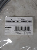 Edelmann 3400ST Brake Line Steel Tubing Coil Spiral Wrapped 1/4" OD 25' Length