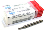 Lot of 2 Kyocera SGS P4C00625R005_1 .0625" Dia 1/16" 4 Flute Carbide End Mill