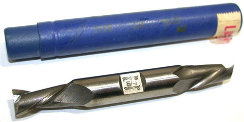 Putnam 7/16" 2 Flute Double End Left Hand HSS End Mill B-13 New