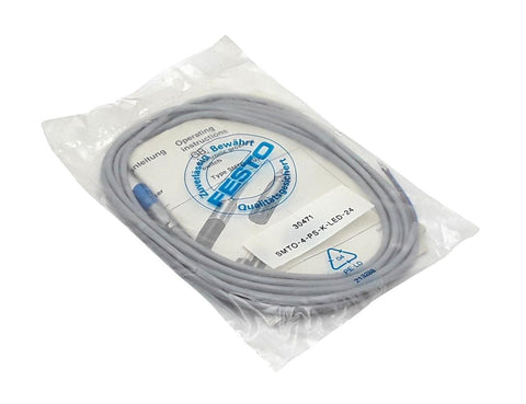 Festo SMTO-4-PS-K-LED-24 Proximity Switch Cord 24VDC 6W PNP Magnetic Induction