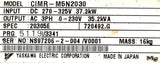 Yaskawa CIMR-M5N2030 Inverter Drive VS-626M5 200V 3PH 30kW