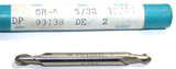 Putnam 93138 5/32" Diameter 3/16" Shank 2 Flute HSS Double End Ball End Mill